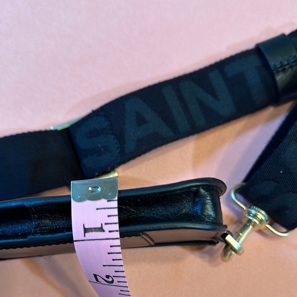 AllSaints Black Leather Crossbody Bag - Picture 9 of 9